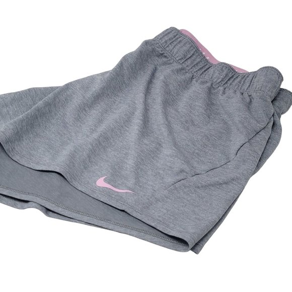 Nike Dri-Fit Running Athletic Workout Shorts Gray Size 1X - Picture 1 of 5